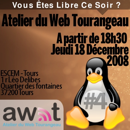 S'inscrire au prochain Atelier du Web Tourangeau